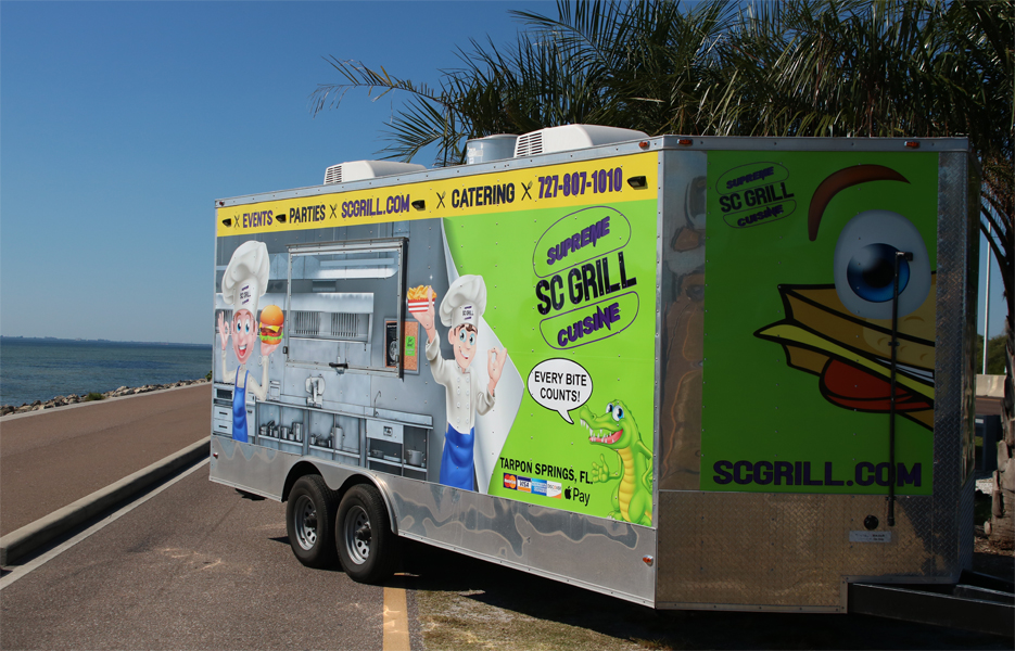 SC Grill Trailer is a Food Vendor For Craft Shows, Events, Fairs and Festivals