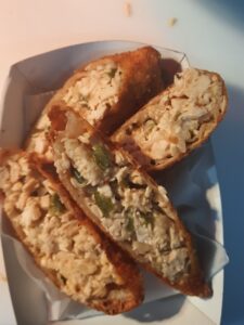 Affordable Wedding Catering in Weeki Wachee Chicken Philly Egg Roll Appetizers 